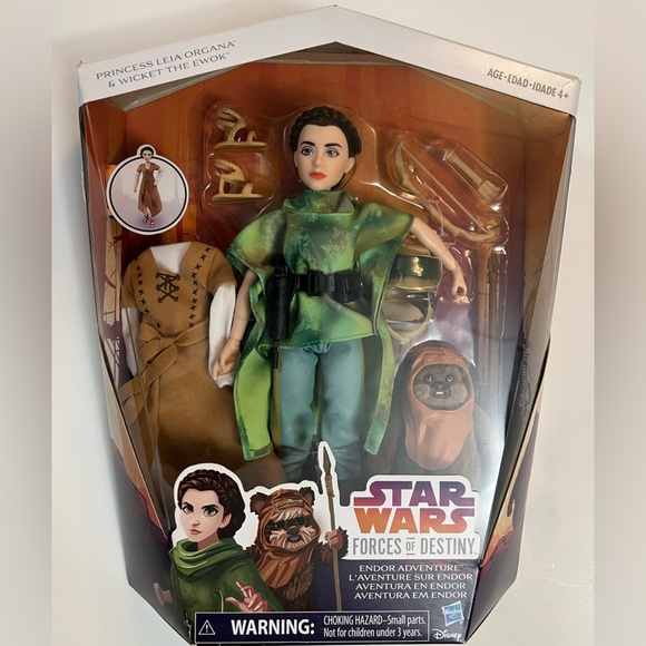 Star Wars Toys New In Box Star Wars Forces Of Destiny Endor Lea